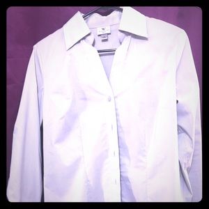 Sleek light grey dress shirt